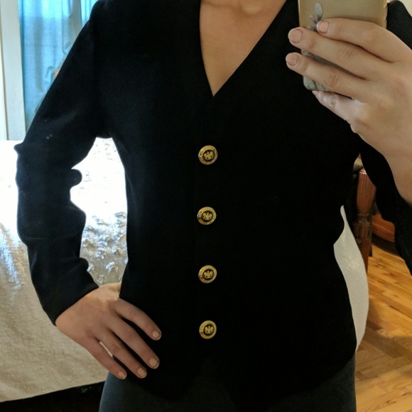 St John Basics Black Jacketcardigan 